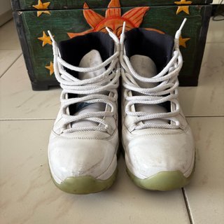 Jordan Scarpe da Ginnastica Bianche e Verdi