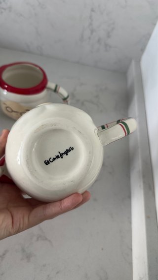 Tazas Navideñas de Cerámica