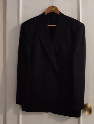 Traje de chaqueta paño azul caballero