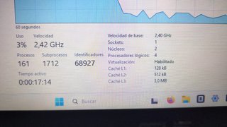 Notebook ASUS i5 Aluminio c/Cargador y Funda - 12g