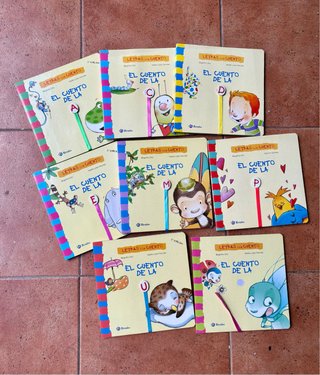 Set 8 libros interactivos de lectura para niños.