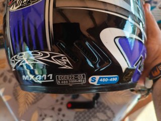 Casco Cross Enduro Niño MT Nitro Azul