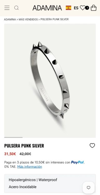 3 Pulseras Adamina
