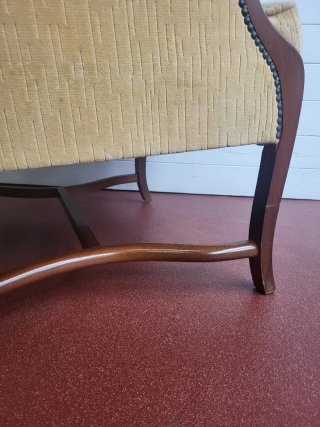 Sillón vintage terciopelo años 70
