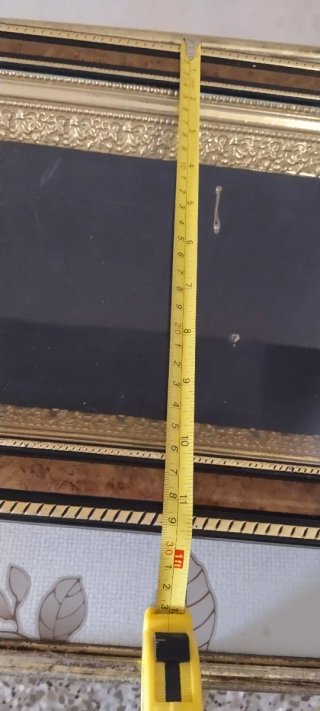 Espejo vintage dorado 60x29 cm