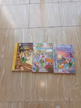 3 Libros geronimo stilton