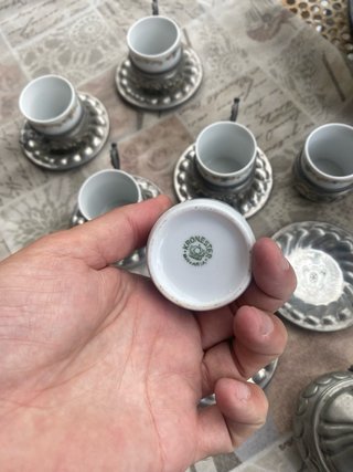 Servizio Caffè Vintage Porcellana Kronester