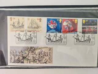Álbum Sobres Primer Día Royal Mail 1991-1992