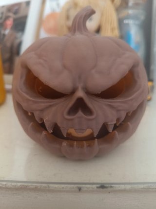 Calabaza Halloween Marrón Plástico