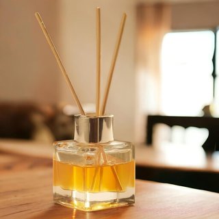 12 Botellas Vidrio Difusor 50ml + Varillas