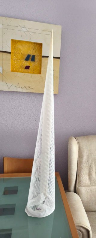 Capirote Cofradía del Rosario Blanco