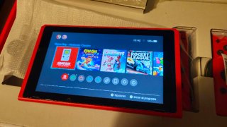 Nintendo Switch Edición Mario Rojo y Azul