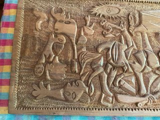 Cuadro Guernica Artesanal Madera de Nogal