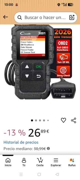 LAUNCH Creader 3001 OBD2 Escáner Coche/Moto