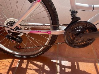 Bicicleta Infantil BH 24 Blanca y Rosa