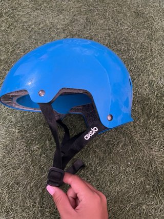 Casco infantil azul