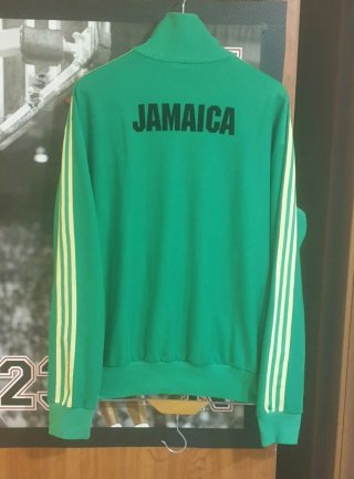 Giacca Adidas Jamaica Verde Giallo vintage perfett