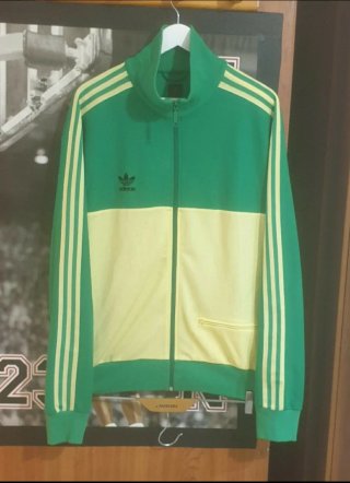 Giacca Adidas Jamaica Verde Giallo vintage perfett