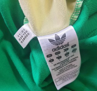 Giacca Adidas Jamaica Verde Giallo vintage perfett