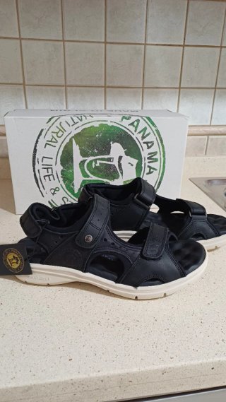 Sandalias Panama Jack Negras