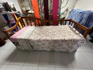 Sofá cama madera - Recoger gratis