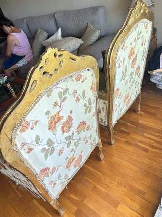 Sillones de lujo estilo Luis XV