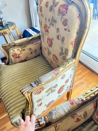 Sillones de lujo estilo Luis XV