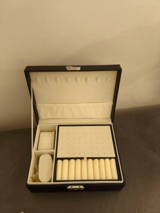 Portagioie grande nero e beige