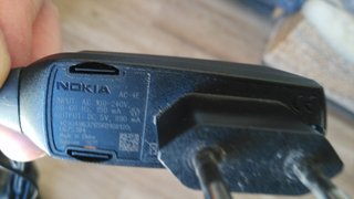Cargador Nokia Salcomp 2620 (clavija rota)