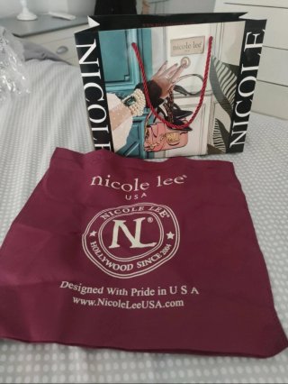 Bolso Nicole Lee Negro Multicolor