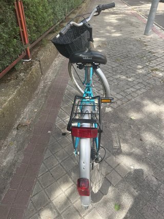 Bicicleta 24” Azul con Cesta
