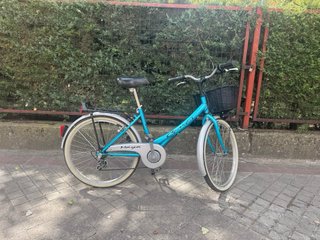 Bicicleta 24” Azul con Cesta