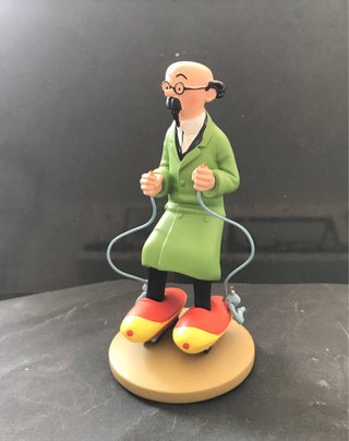 Figura Tintin Tornasol con patines
