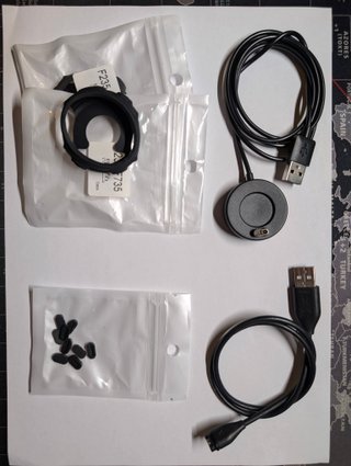 Garmin Fenix 5S Plus Plata + HRM Dual