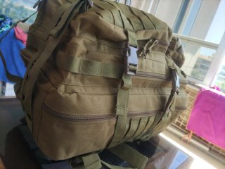 Mochila Táctica Militar Marrón claro / 50 litros /