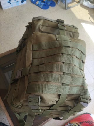 Mochila Táctica Militar Marrón claro / 50 litros /