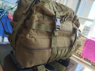 Mochila Táctica Militar Marrón claro / 50 litros /