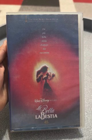 VHS La Bella e la Bestia Disney