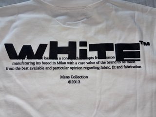Camiseta Off-White Blanca Logo