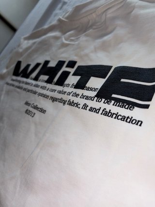 Camiseta Off-White Blanca Logo