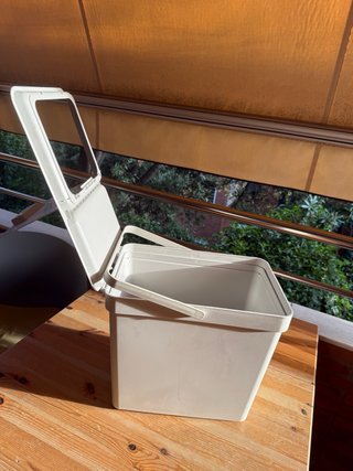 Cubo Reciclaje Basura Con Tapa IKEA HALLBAR 10L