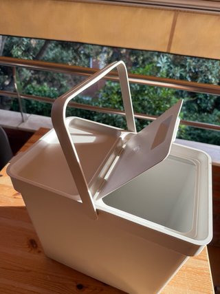 Cubo Reciclaje Basura Con Tapa IKEA HALLBAR 10L
