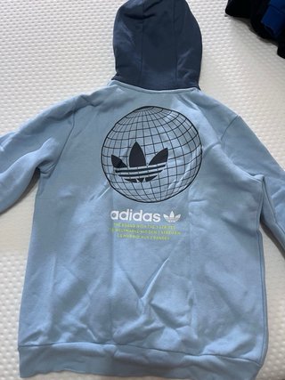 Sudadera Adidas Talla XS Azul Gris