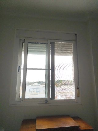 Ventana Climalit Doble Cristal y persiana