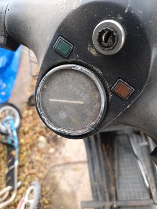 Moto Vespa 200 Negra