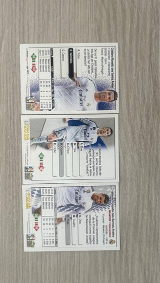 Lote 3 Cartas Cristiano Ronaldo Real Madrid