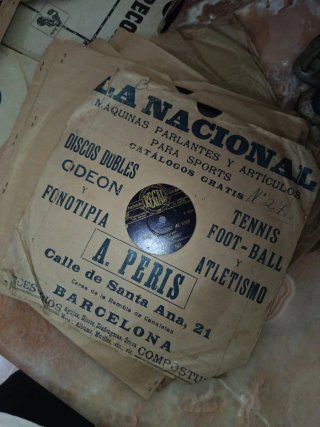 Colección de discos de pizarra antiguos 23