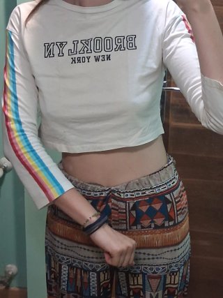 Camiseta Brooklyn New York manga larga