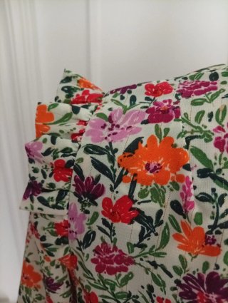 Blusa floral manga corta