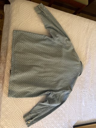 Chaqueta tejana Ciminy Paris azul claro bordada